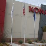 Konami Aluminum Satin Finish Flagpole