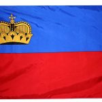 Liechtenstein Crown Flag