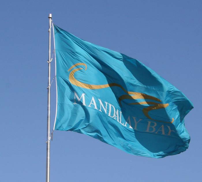 Mandalay Bay Applique Flag