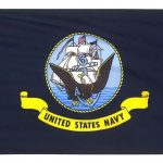 Navy Outdoor Nylon Flag
