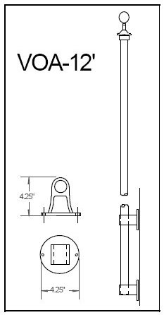 Light Duty Vertical Wall Mount