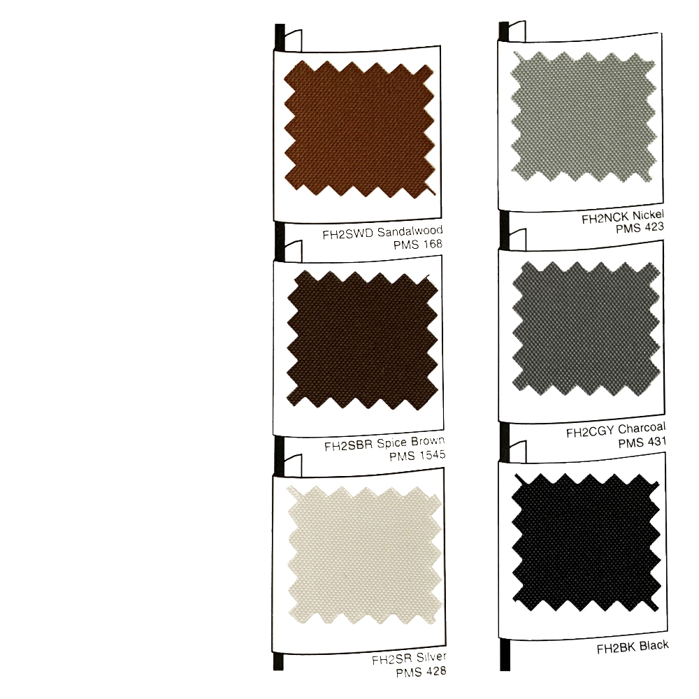 Black, Grey, Brown Flag Color Chart